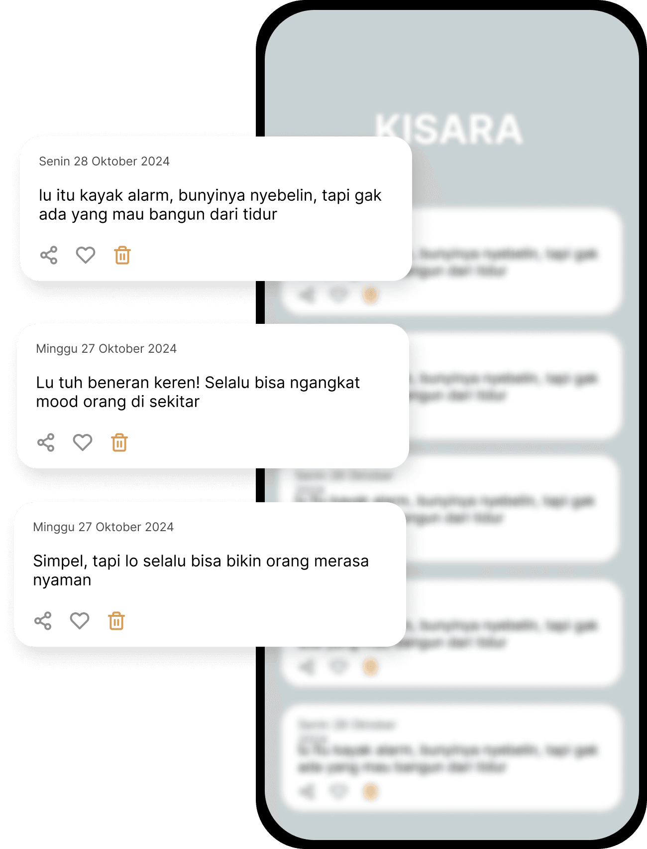 Mockup halaman publik Kisara